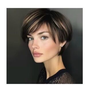 Stylish Brown and Blonde Women's Wig